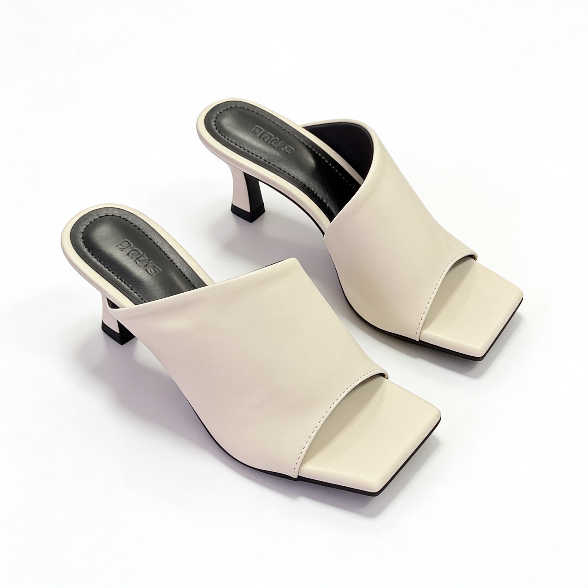 Tamanco Alba PRLS off white napa, vista superior
