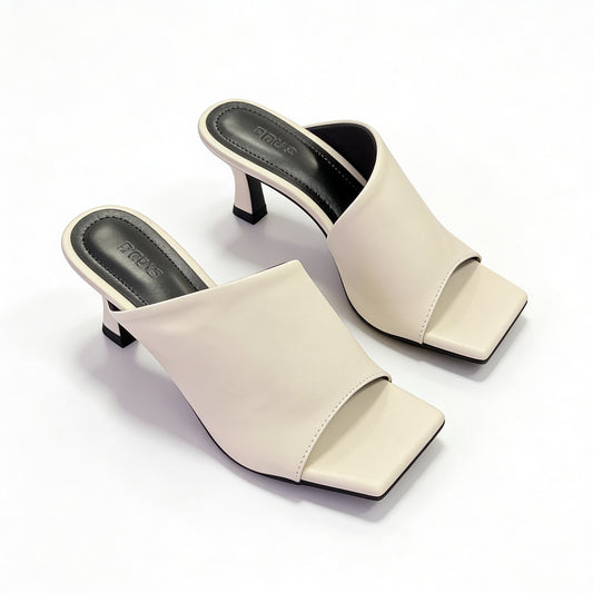 Tamanco Alba PRLS off white napa, vista superior