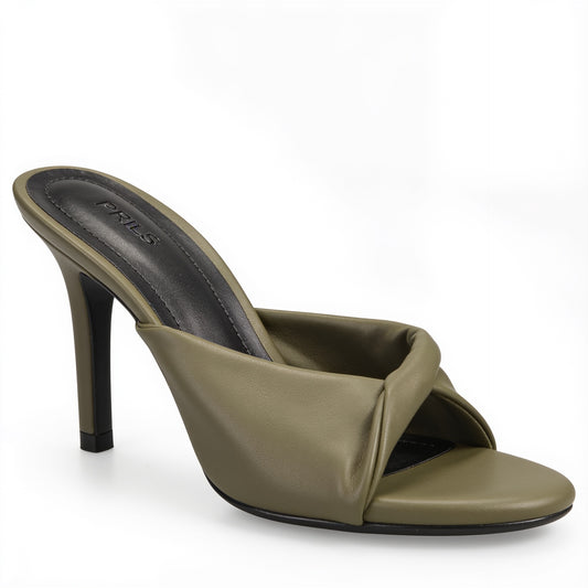 Tamanco Olívia PRLS - tamanco feminino design torcido